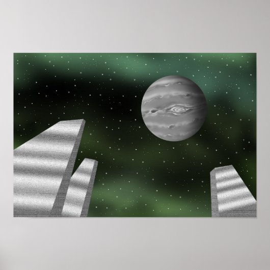 Monolieten en reuzenplaneten. poster (Voorkant)