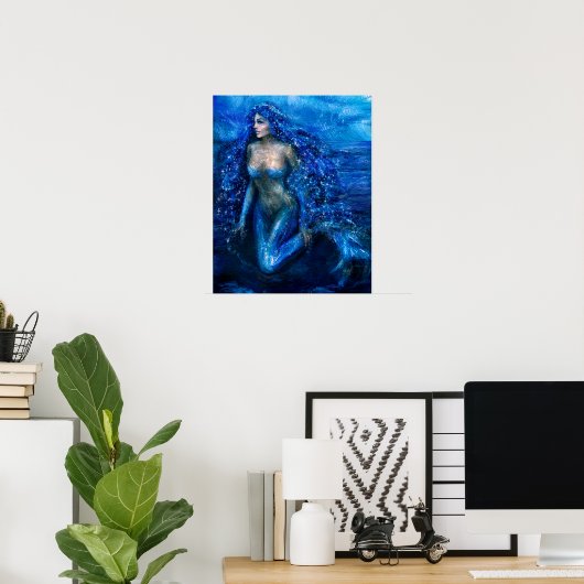 monolight mermaid 28 x 24 waarde poster (Thuiskantoor)