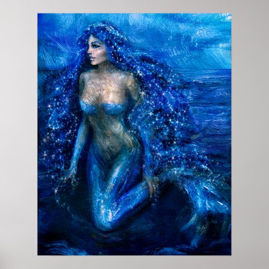 monolight mermaid 28 x 24 waarde poster (Voorkant)