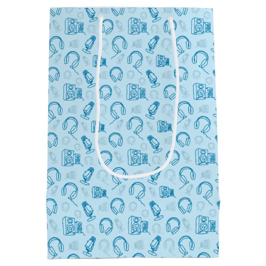 Monoline audio-apparatuur medium cadeauzakje (Achterkant)