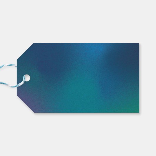 Monoline kerstbomen cadeaulabel (Achterkant Horizontaal)