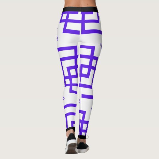 Monoline Zoeken Icon Leggings – Modern Minimalisti (Achterkant)