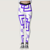 Monoline Zoeken Icon Leggings – Modern Minimalisti (Voorkant)