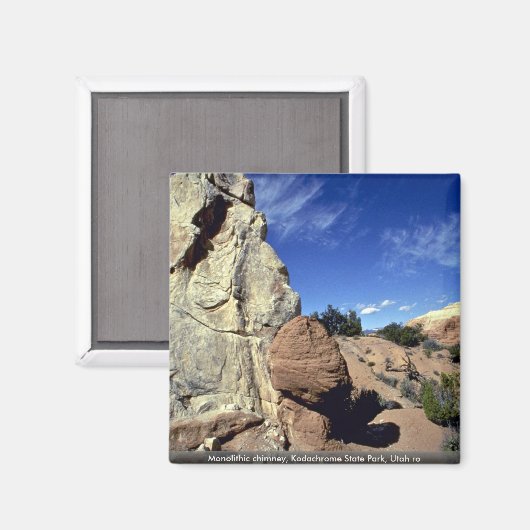Monolithische schoorsteen, Kodachrome State Park,  Magneet (Voorkant / Achterkant)