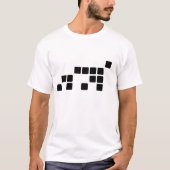 Monome Pattern Black T-shirt (Voorkant)