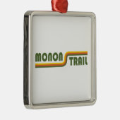 Monon Trail Indiana Metalen Ornament (Rechts)