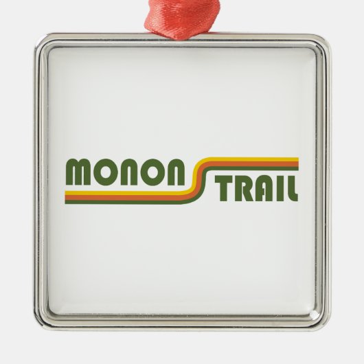 Monon Trail Indiana Metalen Ornament (Voorkant)