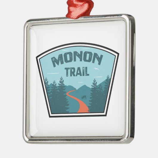 Monon Trail Metalen Ornament (Links)