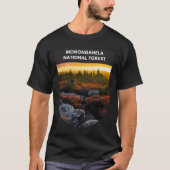 Monongahela National Forest, het Dolly Sods Wilder T-shirt (Voorkant)