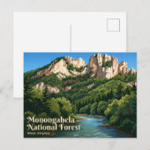 Monongahela National Forest VS Briefkaart (Voorkant / Achterkant)