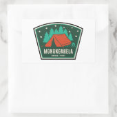 Monongahela National Forest West Virginia Camping Rechthoekige Sticker (Tas)