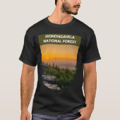 Monongahela National Forest - Zonsopgang - West Vi T-shirt (Voorkant)