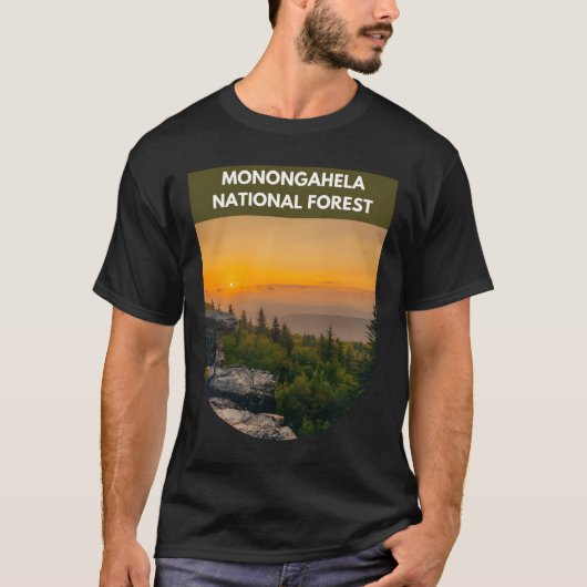 Monongahela National Forest - Zonsopgang - West Vi T-shirt (Voorkant)