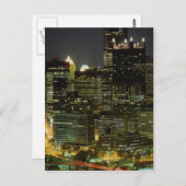 Monongahela River en Fort Pittsburgh Bridge, Penn Briefkaart (Voorkant / Achterkant)