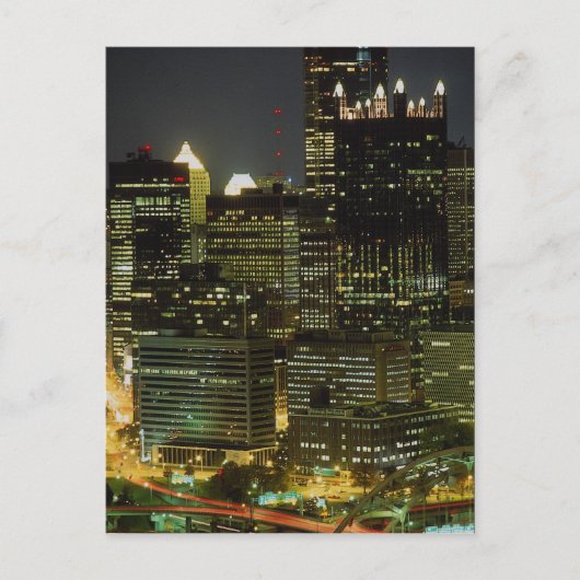 Monongahela River en Fort Pittsburgh Bridge, Penn Briefkaart (Voorkant)