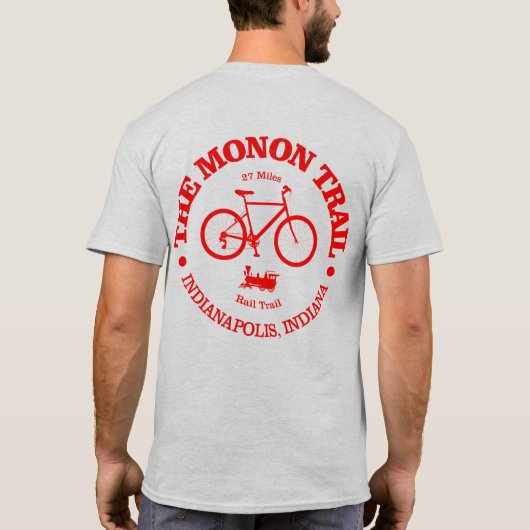 Mononspoor (fietsen) t-shirt (Achterkant)