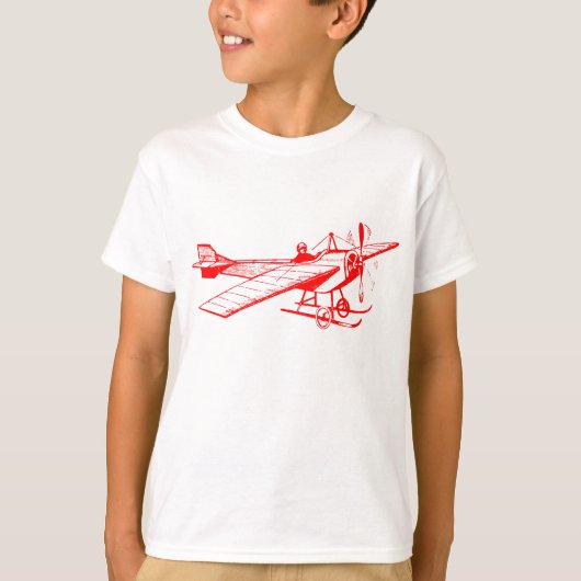 Monoplane - rood T-shirt (Voorkant)