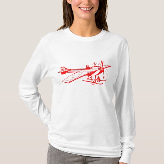 Monoplane - rood T-shirt (Voorkant)