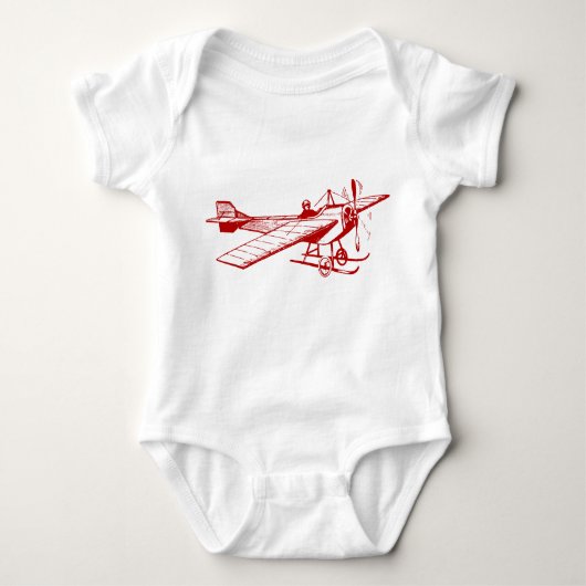Monoplane - Ruby Red Romper (Voorkant)