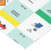 monopolie kartonnen spelletjesavond tafelkleed (Gekanteld)