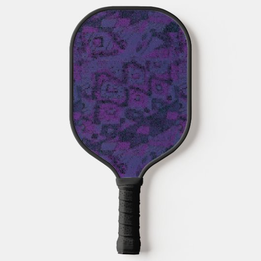 Monopoly Paars Pickleball Paddle (Achterkant)