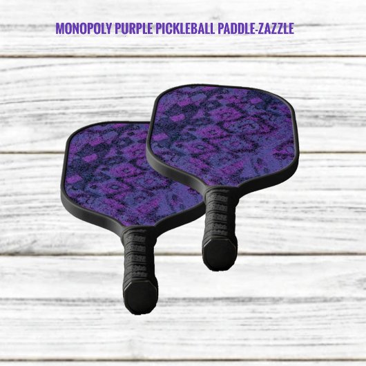 Monopoly Paars Pickleball Paddle
