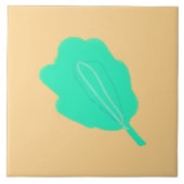 Monoprint ontwerp tegeltje (Voorkant)