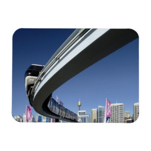 Monorail in Darling Harbour, Sydney, Australië Magneet