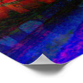 Monorail naar hedendaags hotel- en treinstation C Poster (Hoek)