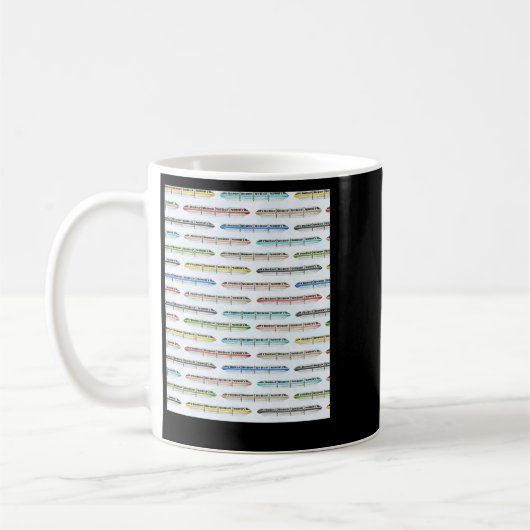 Monorail Rainbow Koffiemok (Links)