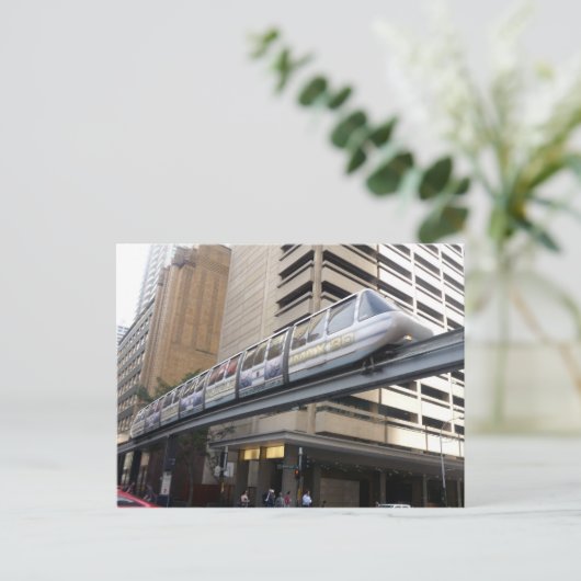 monorail sydney briefkaart (Staand voorkant)