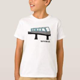Monorail t-shirt trein kinder t-shirt cadeau Kerst