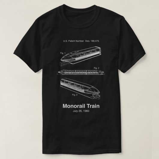 Monorail treinpatent Essential T-Shirt (Design voorkant)