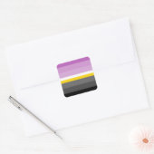 Monosexual Pride Flag Vierkante Sticker (Envelop)