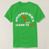 Monoski Funny Mono Ski Skiing Gift T-shirt (Design voorkant)