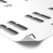 Monosomy X, Turner's syndrome Poster (Hoek)