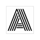 Monoton brief een rubberen stempel (Afrduk)