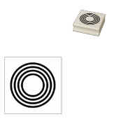 Monoton brief O Rubber stempel (Gestempeld)