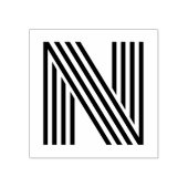 Monoton Letter N Rubber Stamp Rubberstempel (Afrduk)