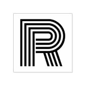 Monoton Letter R Rubber Stamp Rubberstempel (Afrduk)