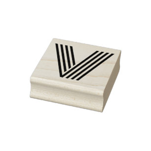 Monoton Letter V Rubber Stamp Rubberstempel
