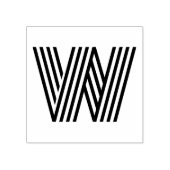 Monoton Letter W Rubber Stamp Rubberstempel (Afrduk)