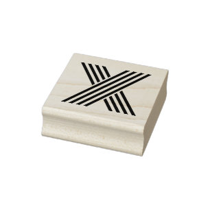 Monoton Letter X Rubber Stempel