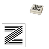Monoton Letter Z Rubber Stempel (Gestempeld)
