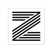 Monoton Letter Z Rubber Stempel (Afrduk)