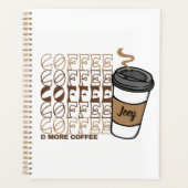 MONOTONE KOFFIE EN MEER KOFFIE PLANNER (Voorkant)