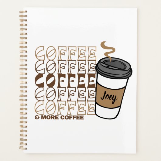MONOTONE KOFFIE EN MEER KOFFIE PLANNER (Voorkant)