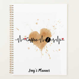 MONOTONE KOFFIE MAAKT JE HARTSLAG KOFFIE SPATTEN PLANNER