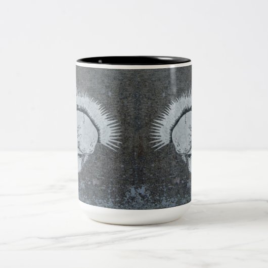 Monotone Mok met dubbele schedels (Center)