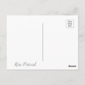 Monotone Roos [Briefkaart] Briefkaart (Achterkant)